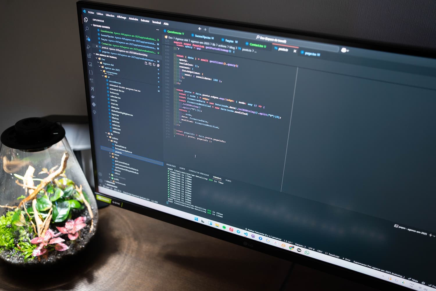 web dev ambiance